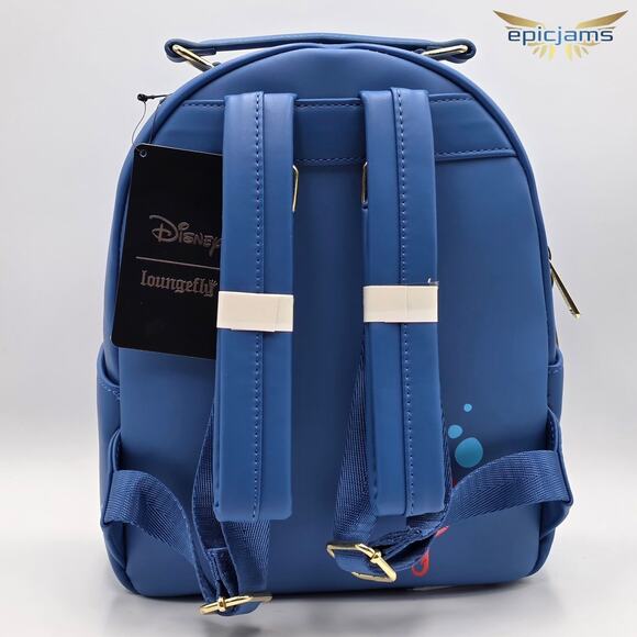 Loungefly Disney Pinocchio Underwater Mini Backpack and  display picture 1